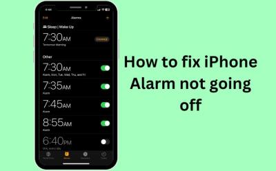 How to fix iPhone alarm not going off