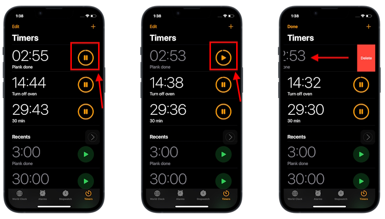 How to manage multiple alarms via Clock app on iPhone
