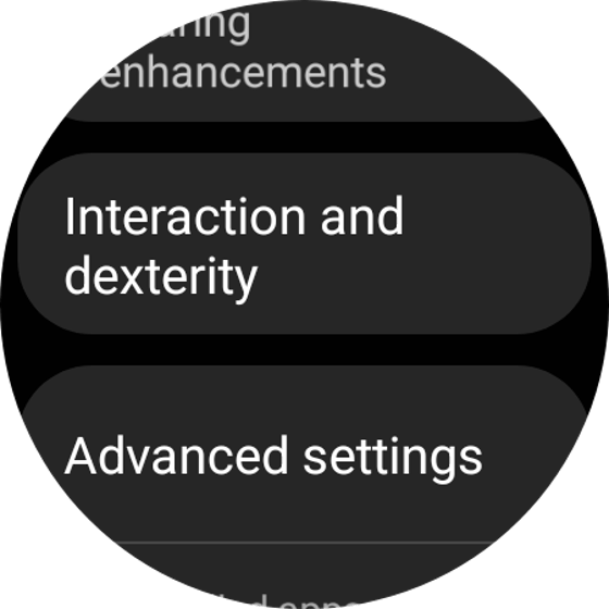 Interaction and dexterity