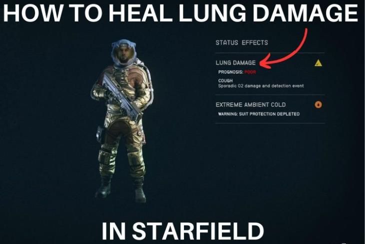 How to heal lung damage in Starfield