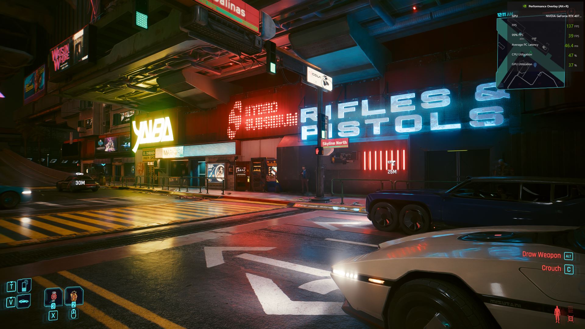 Cyberpunk 2077 RT Overdrive Mode trailer lights up Night City