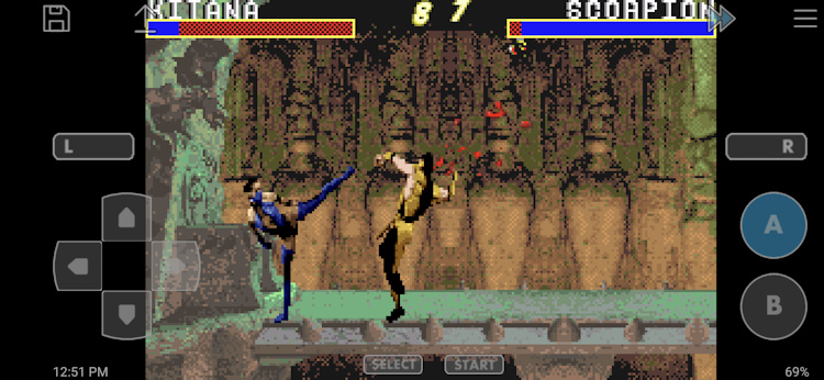 Mortal Kombat Advance Gameplay on GBA Emulator