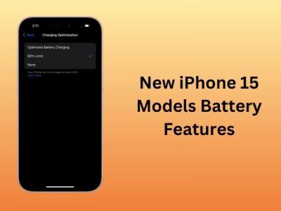 New iPhone 15 Models Battery Features