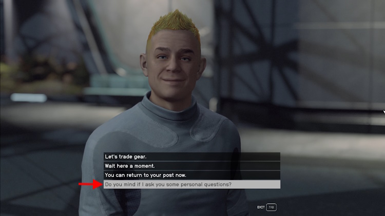 personal questions starfield