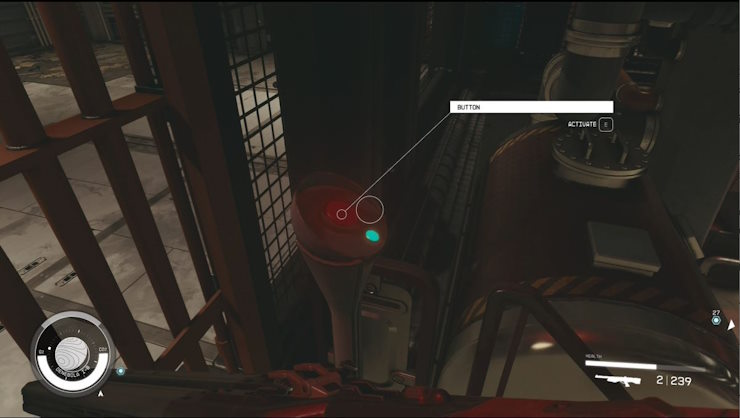 Guia de missão Starfield Mantis: obtenha navio e armadura lendários 7 aperte o botão
