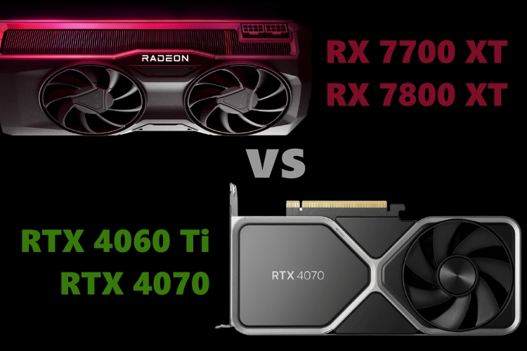 GPUs Radeon RX 7800 XT e RX 7700 XT são até 31% mais rápidas que RTX 4070 e RTX  4060 Ti em jogos em 1440p - Adrenaline