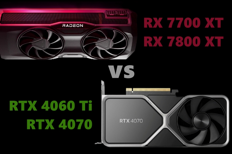 GPUs Radeon RX 7800 XT e RX 7700 XT são até 31% mais rápidas que RTX 4070 e  RTX 4060 Ti em jogos em 1440p - Adrenaline