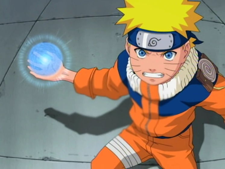 Naruto using Rasengan