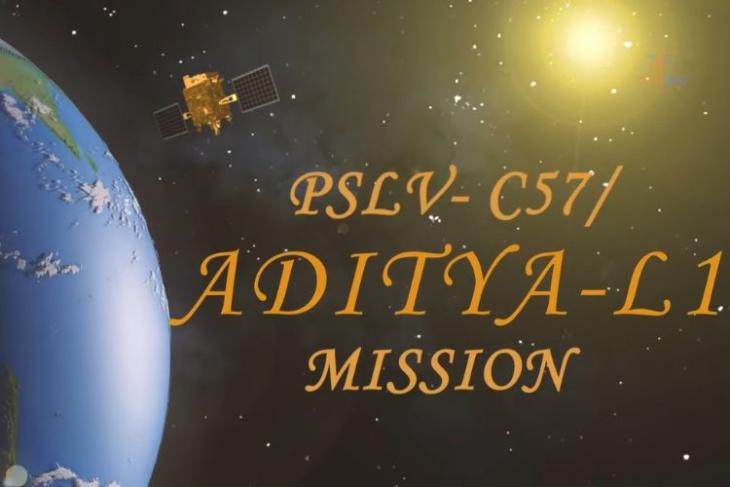 This image depicts the Aditya-L1 Solar Mission