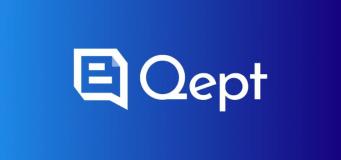This image depicts the logo for the Qept note taking app on iOS