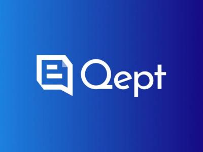 This image depicts the logo for the Qept note taking app on iOS