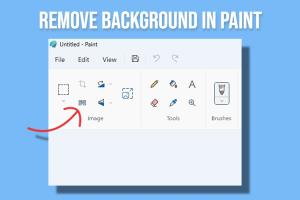 How to Use Windows 11 Paint App's Background Removal Tool