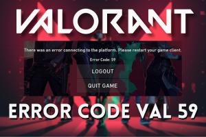 How to Fix Valorant Error Code 59