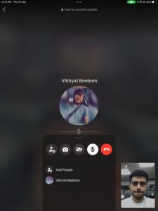 how to make video call in whatsapp ipad