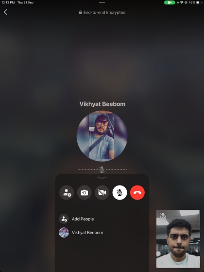 Video Calling WhatsApp iPad
