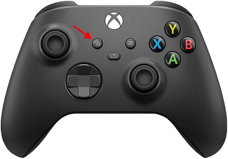 view button xbox controller