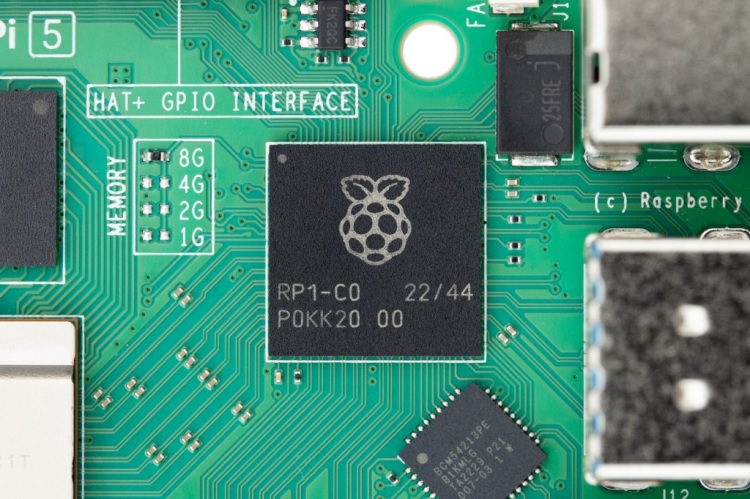 RP1 chip on raspberry pi 5