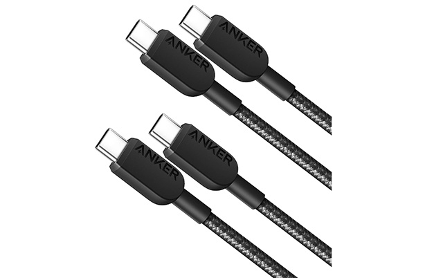  AINOPE USB C to USB C Charger Cable 60W 2-Pack 6.6ft Type C  Charging Cable Cord Right Angle Fast Charging USBC to USBC Cable for iPhone  15 Pro Max Plus Samsung