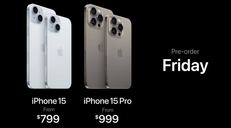 apple iphone 15 and 15 pro pre-order details
