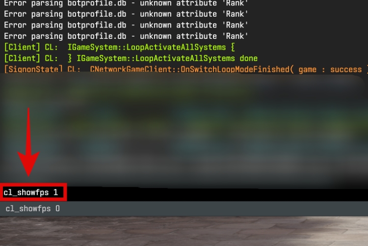 how to show FPS in counter strike 2
