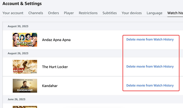 How to View/Delete Prime Video Watch History (2023)