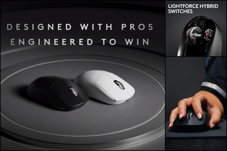 Logitech G Pro X Superlight 2 Lightspeed Wireless Gaming Mouse + G Pro X  TKL Lightspeed Wireless Gaming Keyboard (Tactile) Bundle - White