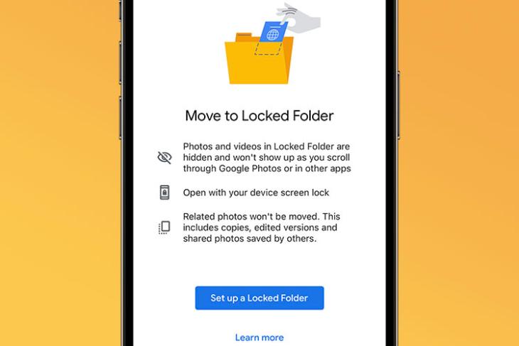 how to set up and use locked folder in Google Photos on iPhone featured