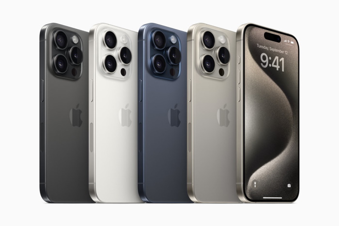 iPhone 15 Pro and iPhone 15 Pro Max colors