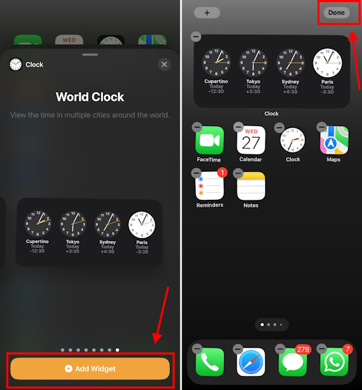 iPhone Home Screen Widgets