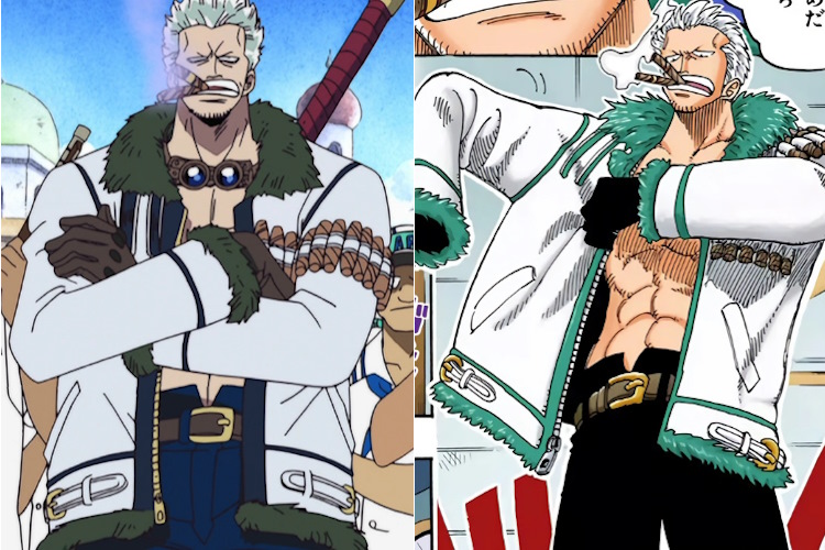 Smoker in anime and manga (pre-time skip)