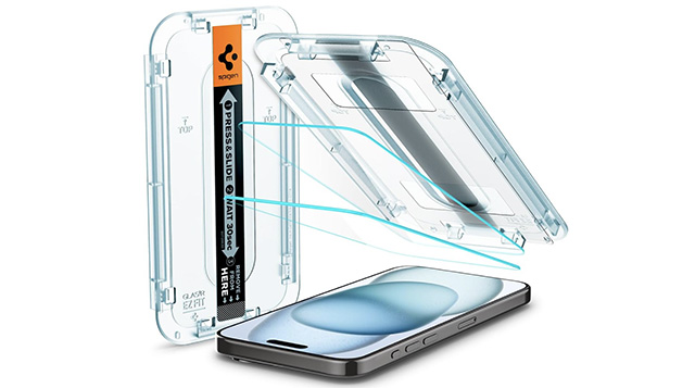 Easy to install screen protector for iPhone 15 and iPhone 15 Plus