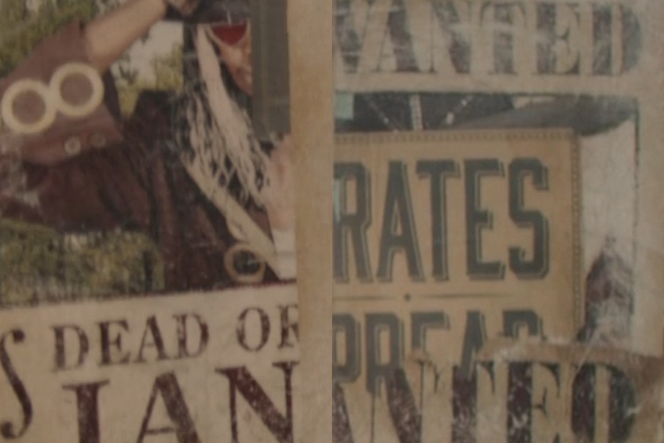 Bounty posters in One Piece live-action