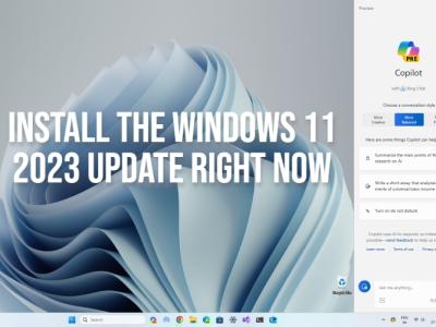 install the windows 11 2023 update