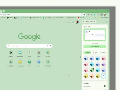 material you theme in google chrome