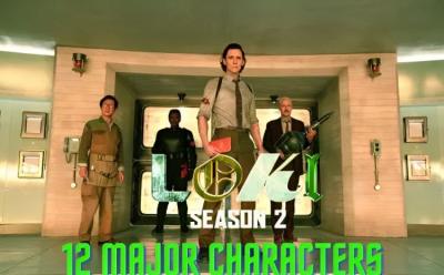 Loki Cast 12 Major characters