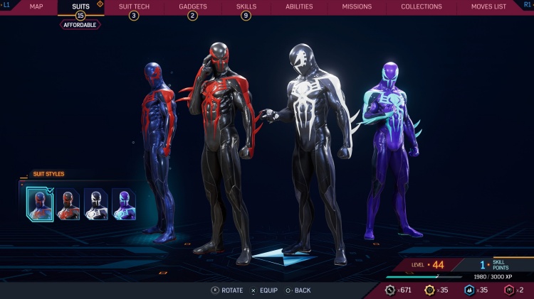 Spider-Man 2099 suit
