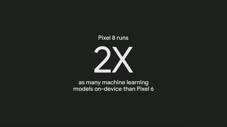 pixel 8 on-device machine learning capability