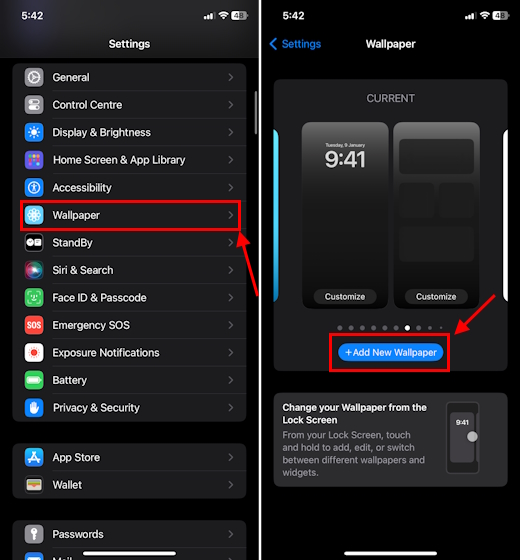 Add a New Wallpaper on iPhone in iOS 17