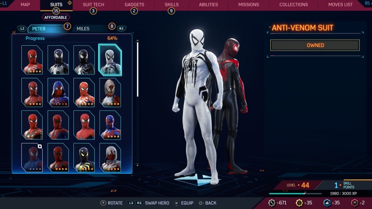 Anti-Venom suit spider-man 2 