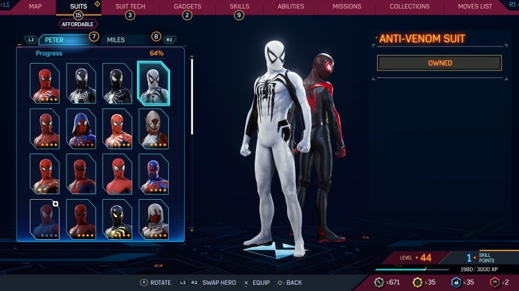 Anti-Venom suit spider-man 2