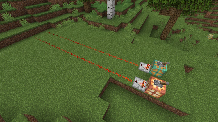 How to Make and Use a Copper Bulb in Minecraft 1.21 13 Comparator reading the signal out of a copper bulb