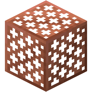 Copper grate block in Minecraft 1.21