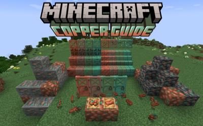 All copper blocks and items in Minecraft