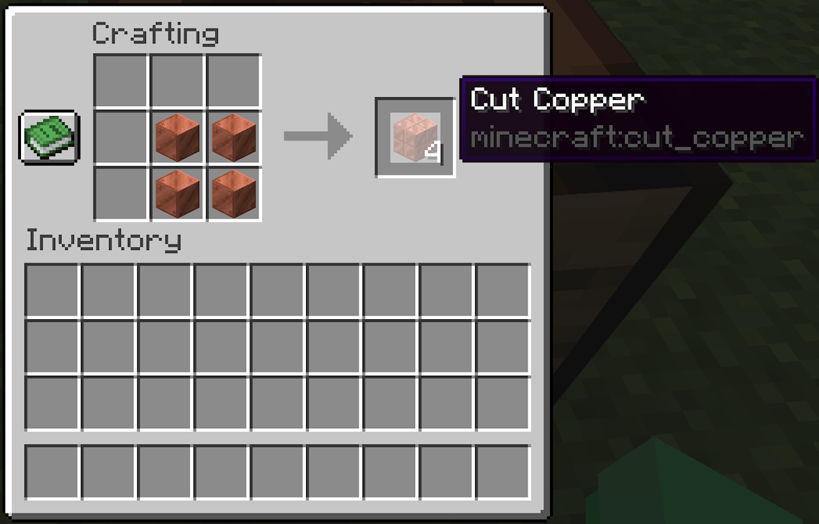 Cut copper recipe