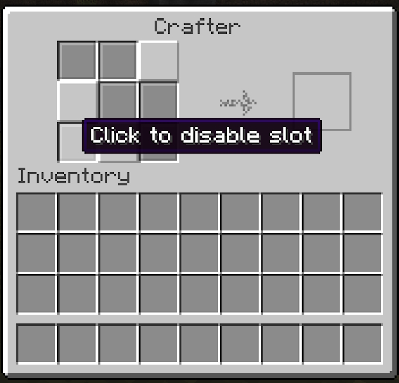 I have the ingredients and the crafting table but it doesn't let me.