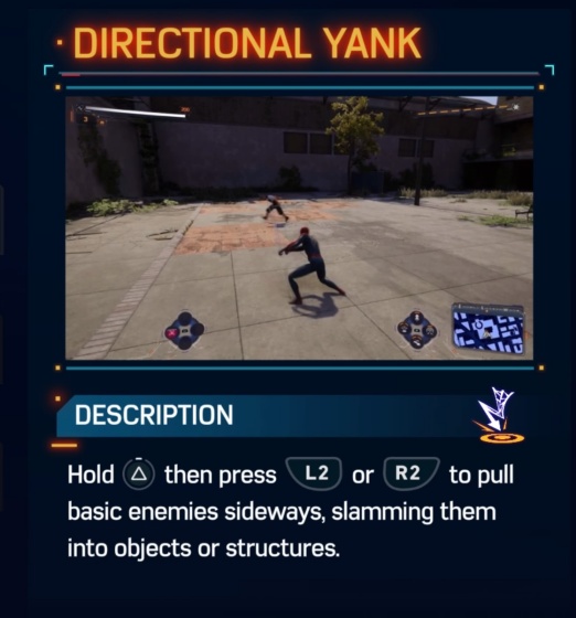 Directional Yank Spider-Man 2 