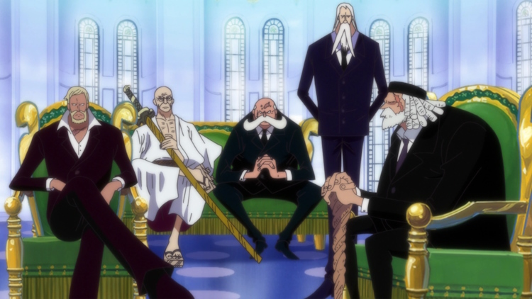 The Five Elders in One Piece