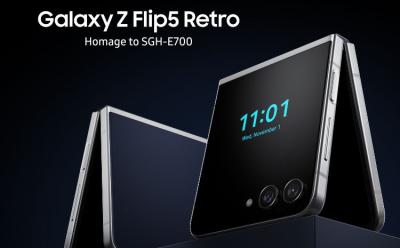 Galaxy Z Flip 5 retro official