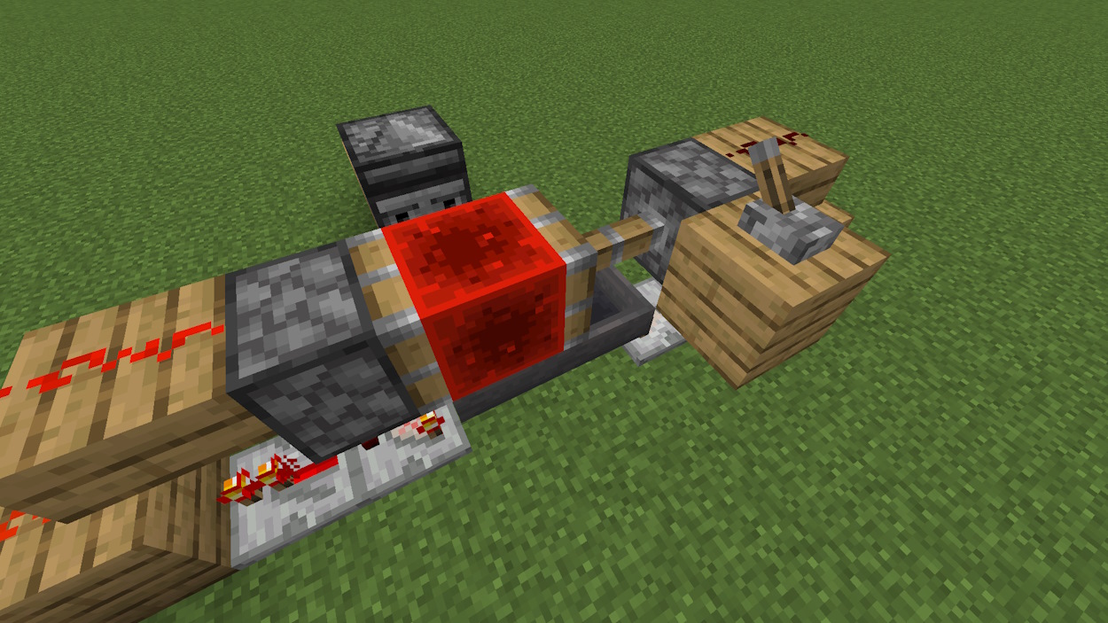 To turn off the hopper clock, attach a solid block to a sticky piston and attach a lever to it. By powering the lever, the piston will turn on permanently, stopping the hopper clock in Minecraft.