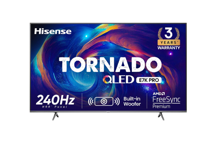 Hisense 55E7K PRO Front Design